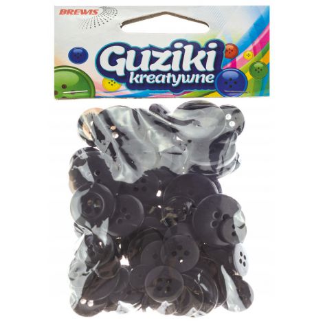 Guziki Brewis 40g Mix Czarne
